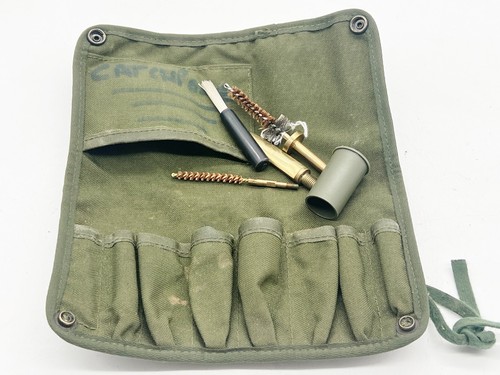 Vintage rifle cleaning kit - rifle,