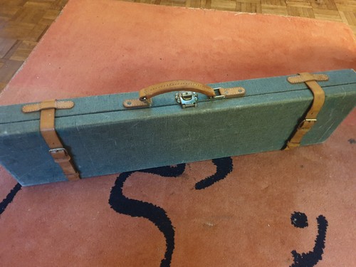 Antique canvas and leather - and,