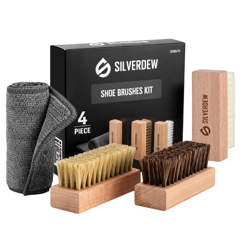 4pcs shoe brush - kit, for