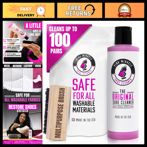 Shoe cleaner kit for sneakers - cleaner,