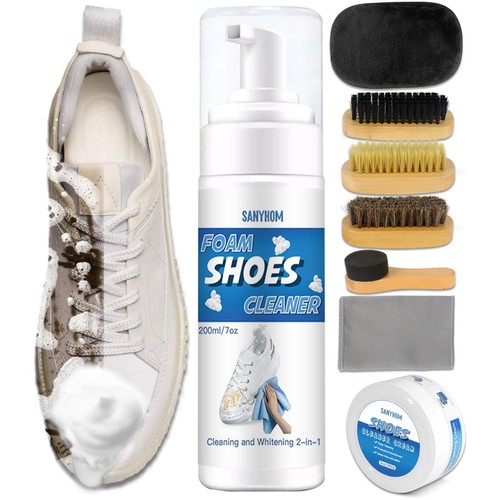 Shoe cleaner kit for - 8-in-1,